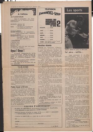 Le Soleil de Vancouver, January 16, 1970, page 12