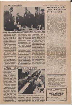 Le Soleil de Vancouver, January 16, 1970, page 5