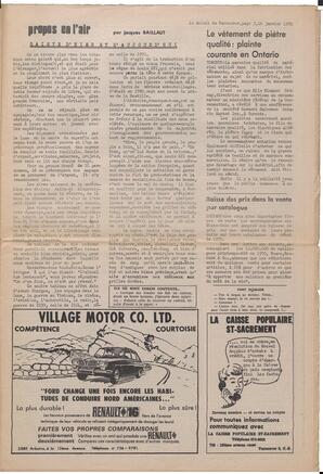 Le Soleil de Vancouver, January 16, 1970, page 3