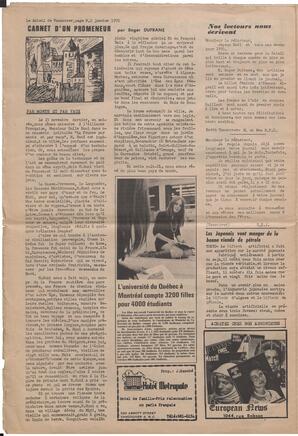 Le Soleil de Vancouver, January 2, 1970, page 8