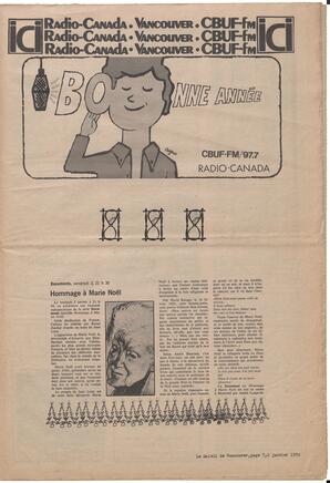 Le Soleil de Vancouver, January 2, 1970, page 7