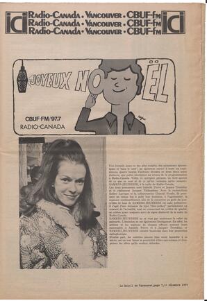 Le Soleil de Vancouver, December 12, 1969, page 7