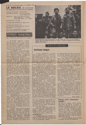 Le Soleil de Vancouver, December 12, 1969, page 2