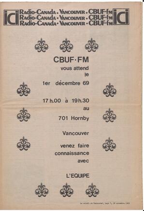 Le Soleil de Vancouver, November 28, 1969, page 7