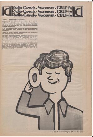 Le Soleil de Vancouver, November 14, 1969, page 7
