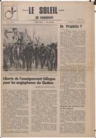 Le Soleil de Vancouver, November 7, 1969