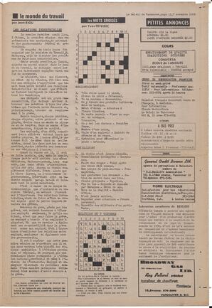 Le Soleil de Vancouver, November 7, 1969, page 11