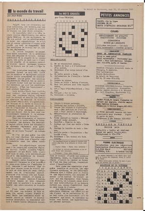 Le Soleil de Vancouver, October 31, 1969, page 11