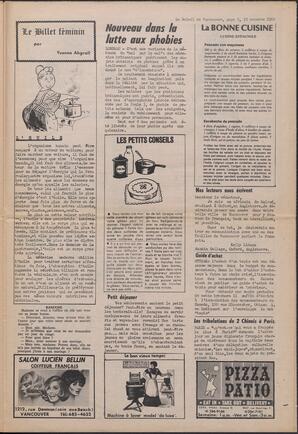 Le Soleil de Vancouver, October 31, 1969, page 9
