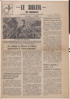 Le Soleil de Vancouver, October 10, 1969