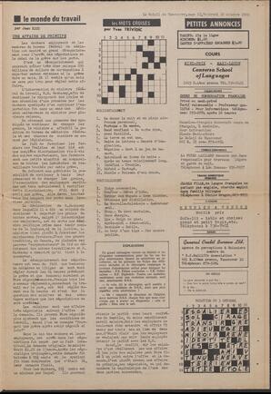 Le Soleil de Vancouver, October 10, 1969, page 11
