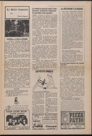 Le Soleil de Vancouver, October 10, 1969, page 9