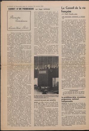 Le Soleil de Vancouver, October 10, 1969, page 8