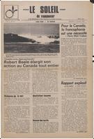 Le Soleil de Vancouver, October 3, 1969
