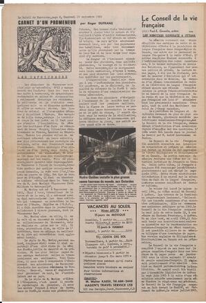 Le Soleil de Vancouver, September 19, 1969, page 8