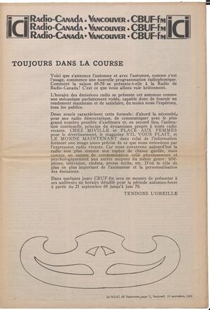 Le Soleil de Vancouver, September 19, 1969, page 7