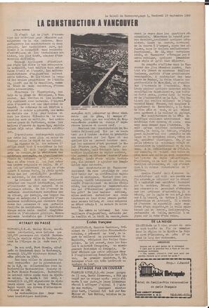 Le Soleil de Vancouver, September 19, 1969, page 5