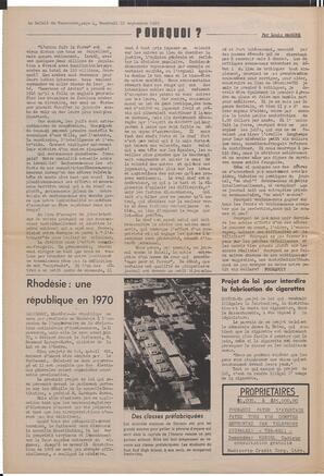 Le Soleil de Vancouver, September 12, 1969, page 4