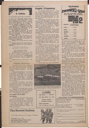 Le Soleil de Vancouver, September 5, 1969, page 12