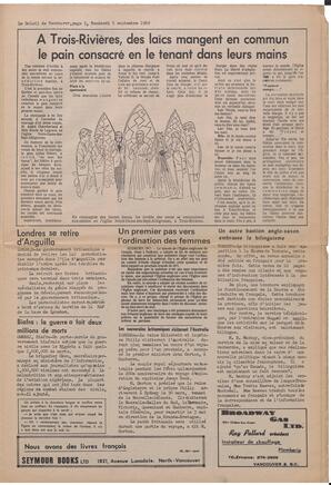 Le Soleil de Vancouver, September 5, 1969, page 5