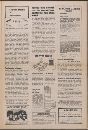 Le Soleil de Vancouver, August 22, 1969, page 9