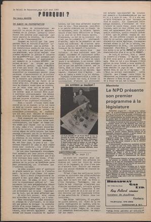 Le Soleil de Vancouver, August 22, 1969, page 8