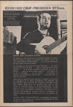 Le Soleil de Vancouver, August 22, 1969, page 7