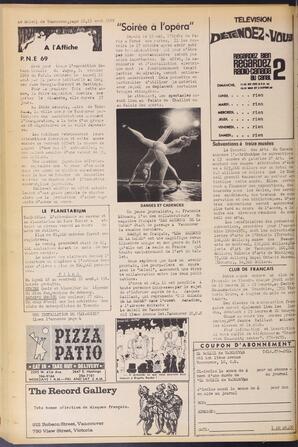 Le Soleil de Vancouver, August 15, 1969, page 10