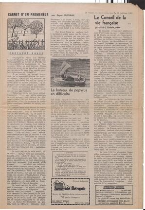 Le Soleil de Vancouver, July 25, 1969, page 5
