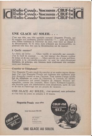 Le Soleil de Vancouver, July 18, 1969, page 7