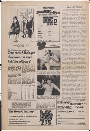 Le Soleil de Vancouver, July 4, 1969, page 12