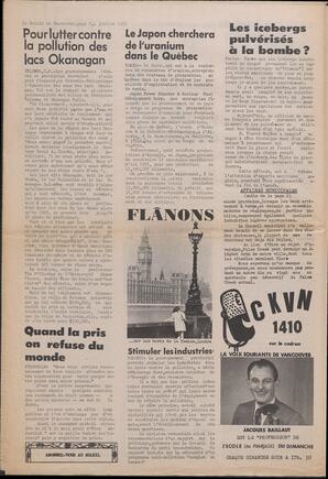 Le Soleil de Vancouver, July 4, 1969, page 6