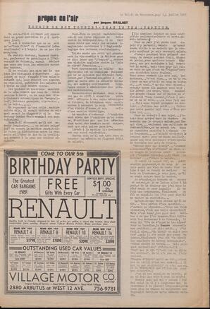 Le Soleil de Vancouver, July 4, 1969, page 3