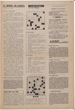 Le Soleil de Vancouver, June 6, 1969, page 11