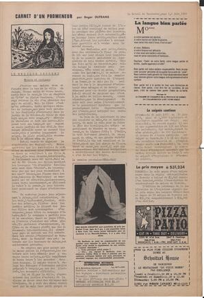 Le Soleil de Vancouver, June 6, 1969, page 5