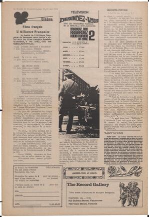 Le Soleil de Vancouver, May 30, 1969, page 12