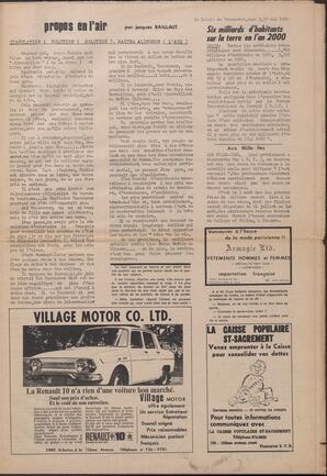 Le Soleil de Vancouver, May 30, 1969, page 3