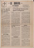 Le Soleil de Vancouver, May 23, 1969