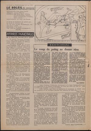 Le Soleil de Vancouver, May 2, 1969, page 2