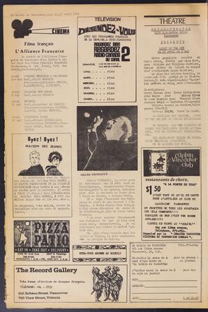 Le Soleil de Vancouver, April 25, 1969, page 12