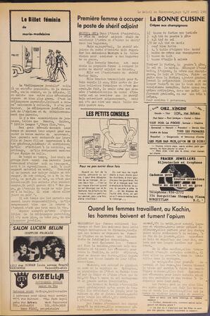 Le Soleil de Vancouver, April 25, 1969, page 9