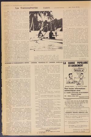 Le Soleil de Vancouver, April 25, 1969, page 8