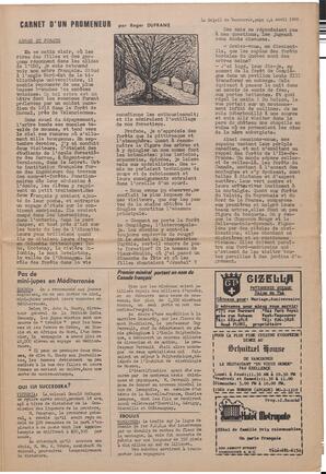 Le Soleil de Vancouver, April 4, 1969, page 5