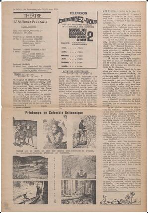 Le Soleil de Vancouver, March 28, 1969, page 12