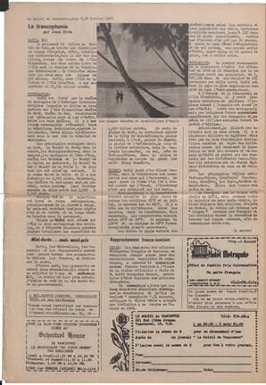 Le Soleil de Vancouver, February 28, 1969, page 8