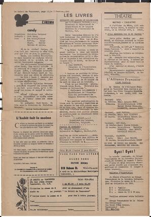 Le Soleil de Vancouver, February 7, 1969, page 12