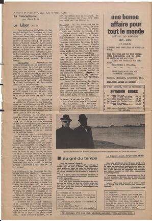 Le Soleil de Vancouver, February 7, 1969, page 8