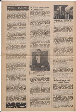 Le Soleil de Vancouver, February 7, 1969, page 6