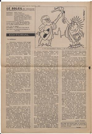 Le Soleil de Vancouver, January 31, 1969, page 2