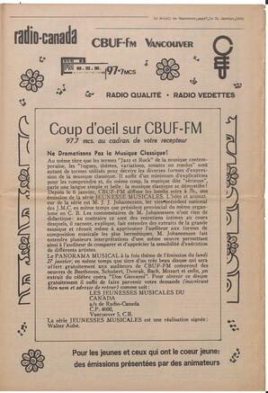 Le Soleil de Vancouver, January 24, 1969, page 7